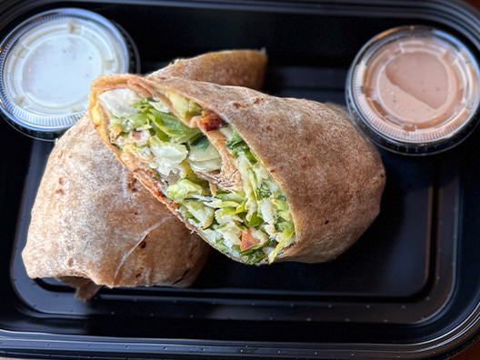Chicken caesar wrap