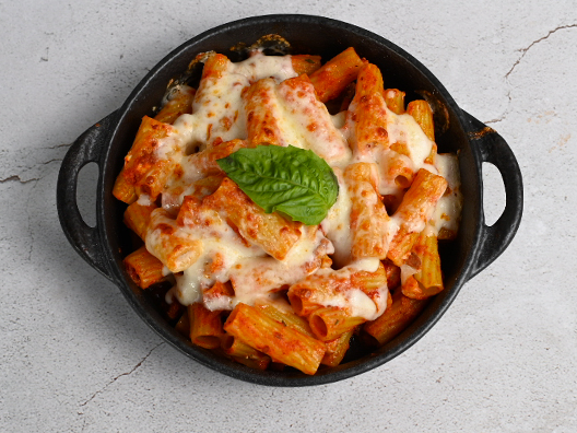 picture of baked rigatoni