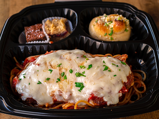 chicken parmigiana box meal