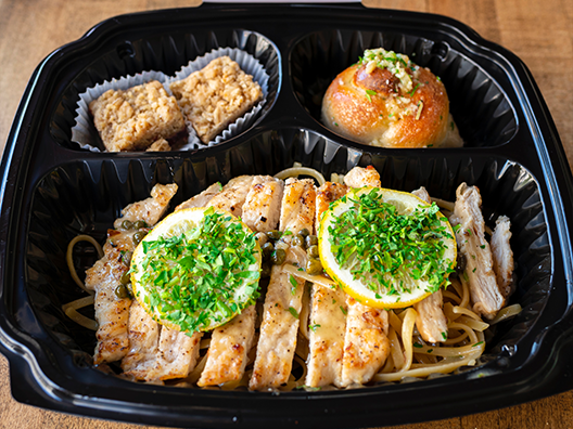 chicken piccata box meal