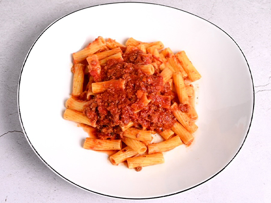 image of rigatoni meatsauce